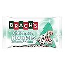 Brach's (1) bag Christmas Nougats Mix - Peppermint, Wintergreen, Cinnamon Flavors - Handmade Holiday Nougat Candy with Christmas Tree Design - Net Wt. 8.5 oz