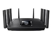 Linksys Max-Stream AC5400 MU-MIMO Fast Wireless Tri-Band WiFi Router for Home (4K UHD Streaming and Gaming, 4 Gigabit Ethernet Ports), Black