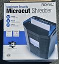Royal Consumer 1005MC Micro-Cut Paper Shredder 10 Sheet Black/Blue Open Box