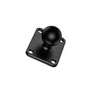 1 inch Ball Head Base Adapter Compatible with RAM Mount (R6x1), Black, 1.96x1.65x1.41