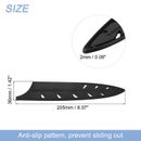 3Pcs Knife Cover Sleeves Knife Edge Guards Blade Protector for 8" Slicing Knife - Black