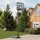 Soozier Adjustable Height Portable 43.3" W Steel Toddler Basketball Hoop Steel in Gray | 143.7 H x 43.3 W in | Wayfair A61-050V00BK