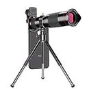 Drumstone Universal 4K HD 48X Zoom Mobile Phone Monocular Telescope Lens Astronomical Zoom Lens extendable Tripod for All Smartphones