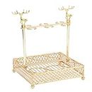 CLUB BOLLYWOOD® Glass Cup Tray Rack Sturdy Practical Heavy Base Beer Glass Holder for Coffee Square | Kitchen, Dining & Bar | Bar Tools & Accessories |Home & Garden |1 Glass Cup Holder
