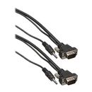 Comprehensive 25' (7.6 m) Pro AV/IT Series Micro VGA HD15 Plug to Plug with Audio Cable MVGA15P-P-25HR/A