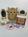 Vintage Fisher Price BRIARBERRY BEAR Bedroom Furniture Lot Armoire Dresser