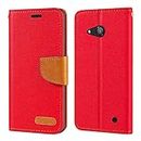 Nokia Lumia 550 Case, Oxford Leather Wallet Case with Soft TPU Back Cover Magnet Flip Case for Nokia Lumia 550