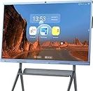 Smart Board Collaboration Hub, JYXOIHUB 65 Inch 4K Digital Electronic Whiteboard Built in Dual System and 20MP Camera for Classroom and Business, Interactive Whiteboard with Video Conference System
