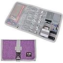 Travel Organizer, BUBM Cable Bag/USB Drive Shuttle Case/Electronics Accessory Organizer, Purple