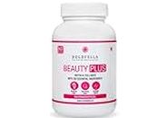 Boldfella BEAUTY PLUS - Biotin and Collagen Supplement with Multivitamins, Minerals and Antioxidants - Supports Healthy Hair, Youthful Skin, Strong Nails, Boosts Immunity - 60 Tablets