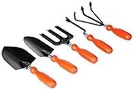 N.A Supplier Gardening Tools Kit Durable Gardening Tool Kit for Home Gardening Tools Weeder, Big Trowel, Fork,Cultivator(Set of 5)