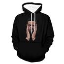 Sglite Men's Hooded Sweatshirt Drake Inspired Fleece Hoodies Pullover Hoodie Sweatshirts Graphic Jacket S