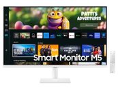 Samsung M5 32" White FHD Smart TV & Monitor with Remote S32CM501EN(OPEN BOX)