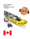 Intex Explorer K2 Inflatable Kayak Set with Aluminum Oars and High Output Air Pu