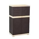 Prima Delta-Deluxe Plastic Shoe Cabinet with Extension for More Storage (Medium) | Space Organizer | Shoe Rack for Home & Office