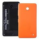 WUXUN-PHONE ACCESSORY Repair Parts Compatible with Nokia Lumia 630 Battery Back Cover (Color : Orange)