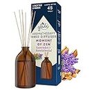 Glade Aromatherapy Reed Diffuser, Home Decor Essential Oils Diffuser Calming Fragrance, Moment of Zen with French Lavender & Australian Sandalwood, 80 ml