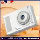 CCD Camera HD 1080P 48MP Dual Lens Digital Point and Shoot Camera (White) FR