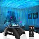 DesiDiya® Northern Lights Aurora Projector for Bedroom with Music Bluetooth Speaker Galaxy Projector, Starry Night Light Projectors for Kids Adults Gaming Room, Home Theater, Ceiling (Corded Electric)