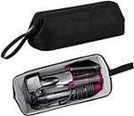 BUBM Portable Travel Storage Bag Carrying Case Compatible with Dyson Supersonic Hair Dryer/Dyson Airwrap Styler/Dyson Corrale Hair Straightener/Shark Flexstyle Air Styling & Drying System,Black