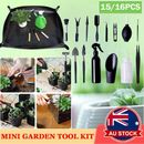 15/16pcs Mini Garden Tool Kit Potted Succulent Plant Trimming Bonsai Hand Tools