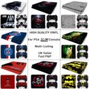 High Quality Vinyl sticker wrap skin set for PS4 SLIM Console and 2x Controllers