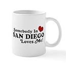 CafePress Somebody in San Diego Loves Me Mug 11 oz (325 ml) Ceramic Coffee Mug