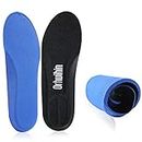 Foam Shoe Inserts, Plantar Fasciitis Relief, Fights Fatigue and Amproves Shoe Insoles with Shock Absorbing, Comfort Breathable for Women 9-9.5/Men 7-7.5, Black
