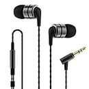 SoundMAGIC E80 In-Ear Headphones Earphones Wired Earbuds No Microphone Monitor HiFi, Aislamiento de ruido, sonido puro, ajuste cómodo negro