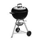 Weber Original Kettle Charcoal Grill 47Cm with Thermometer, Free Standing