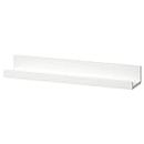 Ikea MOSSLANDA Picture Photo Ledge Rail Shelf Kitchen Office, [White 55cm]