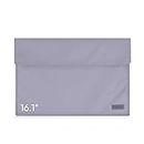 ARZOPA 16.1" Portable Monitor Sleeve Bag, PU Leather Case, Grey