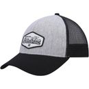 Men's Billabong Heather Gray/Black Walled Trucker Adjustable Snapback Hat