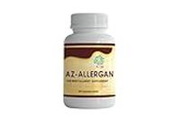 AZ-Allergan | Anti Allergy Medicine | Herbal Supplements for Skin Problem and Psoriasis | Approved by Ministry of Ayush, Govt. of India - 90 Capsules