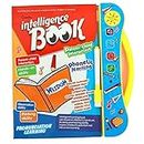Intelligence Book E-Book Children Book -Musical English Educational Phonetic Learning Book in Study Book Sound Book for Children, English Letters & Words Learning Book for 3 + Years in Toys and Games