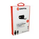 Griffin Powerjolt Caricabatterie auto Lightning per Apple iPhone 6/7/8/X/XS Max NUOVO