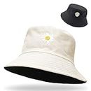 PALAY Women Bucket Hat Foldable Cotton Sun Beach Hat Fisherman Hat Casual Outdoor Cap Lovely Bomber Hats For Women Men Boy Girl, Multi-Colour