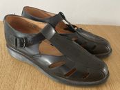 Zapatos Dr Martens Deirdre para mujer de cuero negro recortados Mary Jane - talla UK 6