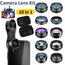 10 in 1 Cell Phone Camera Len Zoom Kit For Smartphone Mobile Accessories Travel