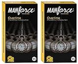 Manforce Overtime Pineapple Condoms, 10 Pcs x Pack of 2