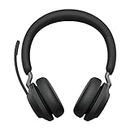 Jabra Evolve2 65 Wireless PC Headset – Noise Cancelling Microsoft Teams Certified Stereo Headphones With Long-Lasting Battery – USB-A Bluetooth Adapter – Black