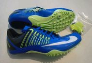 Nike Zoom Celar 5 Track & Field Shoes 629226-413 Cobalt & Neon Green Size 11.5