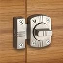 LAPO Premium Door Latch for Bathroom/Tower Bolt Door Baby Latch for Bathroom/Door Stopper Lock for Home/Office Door (Satin Matt Finish) Pack of 10
