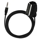 Trrs 3 5 zu Scart Audio Video Kabel Leitung 3 5 Stecker zu Scart Stecker Video Audio Line Kabel