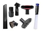 Vacuum Attachments Accessories Cleaning Kit Vacuum Brush Nozzle Crevice Tool Hose Adapter Dusting Brush for 32mm & 35mm Standard Hose 7PCS