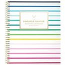 2024 Wochen- und Monatsplaner vereinfacht von Emily Ley für AT-A-GLANCE, 21,6 x 27,9 cm, groß, Happy Stripe (EL16-905-24)