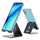 Desk Cell Phone Stand Phone Dock Cradle Holder Stand Compatible with Switch, All Android Smartphone, for iPhone 13, iPhone 12, iPhone 11 Xs Max Xr X 8 7 Accessories Desk (Black)