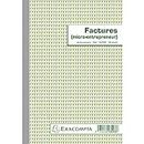 Exacompta - Réf. 13293AE - 1 Manifold FACTURES micro-entrepreneur - 50 feuillets numérotés et autocopiants en 2 exemplaires (1 original + 1 copie) - format 210 x 148 mm - fabriqué en France