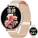 Reloj Inteligente Mujer Hombre con Llamadas Bluetooth,1.39" Smartwatch,Reloj Deportivo Hombre Podómetro SpO2 Pulsómetro Monitor de sueño,IP67 Impermeable Actividad Fitness Watch para Android iPhone