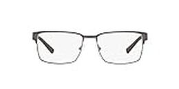 Armani Exchange mens Ax1019 Prescription Eyeglass Frames, Matte Dark Gunmetal/Demo Lens, 54 mm US